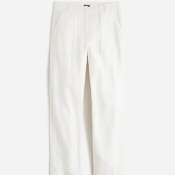 J. Crew Pants - White Linen jcrew pants